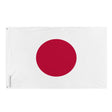 Japan Flag in Multiple Sizes 100% Polyester Print with Double Hem - Pixelforma