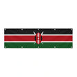Drapeau du Kenya grand format XL en polyester avec dix œillets