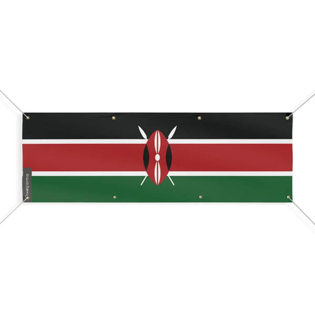 Drapeau du kenya 8 oeillets en plusieurs tailles (l) - pixelforma
