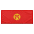 Drapeau kirghizistan polyester résistant usage extérieur