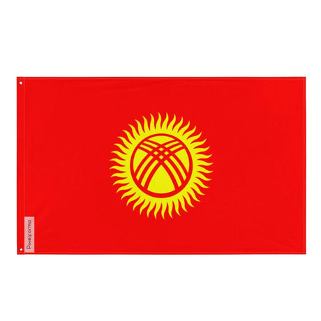 Drapeau du kirghizistan polyester résistant plusieurs modèles