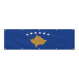Drapeau du Kosovo grand format XL en polyester avec dix œillets