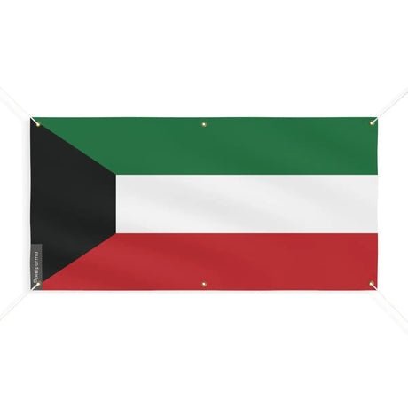 Drapeau du koweït 6 oeillets en plusieurs tailles (m) - pixelforma