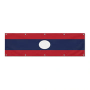 Drapeau du Laos grand format XL en polyester avec dix œillets