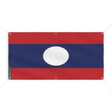 Drapeau du Laos 6 Oeillets en Plusieurs Tailles (M) - Pixelforma 