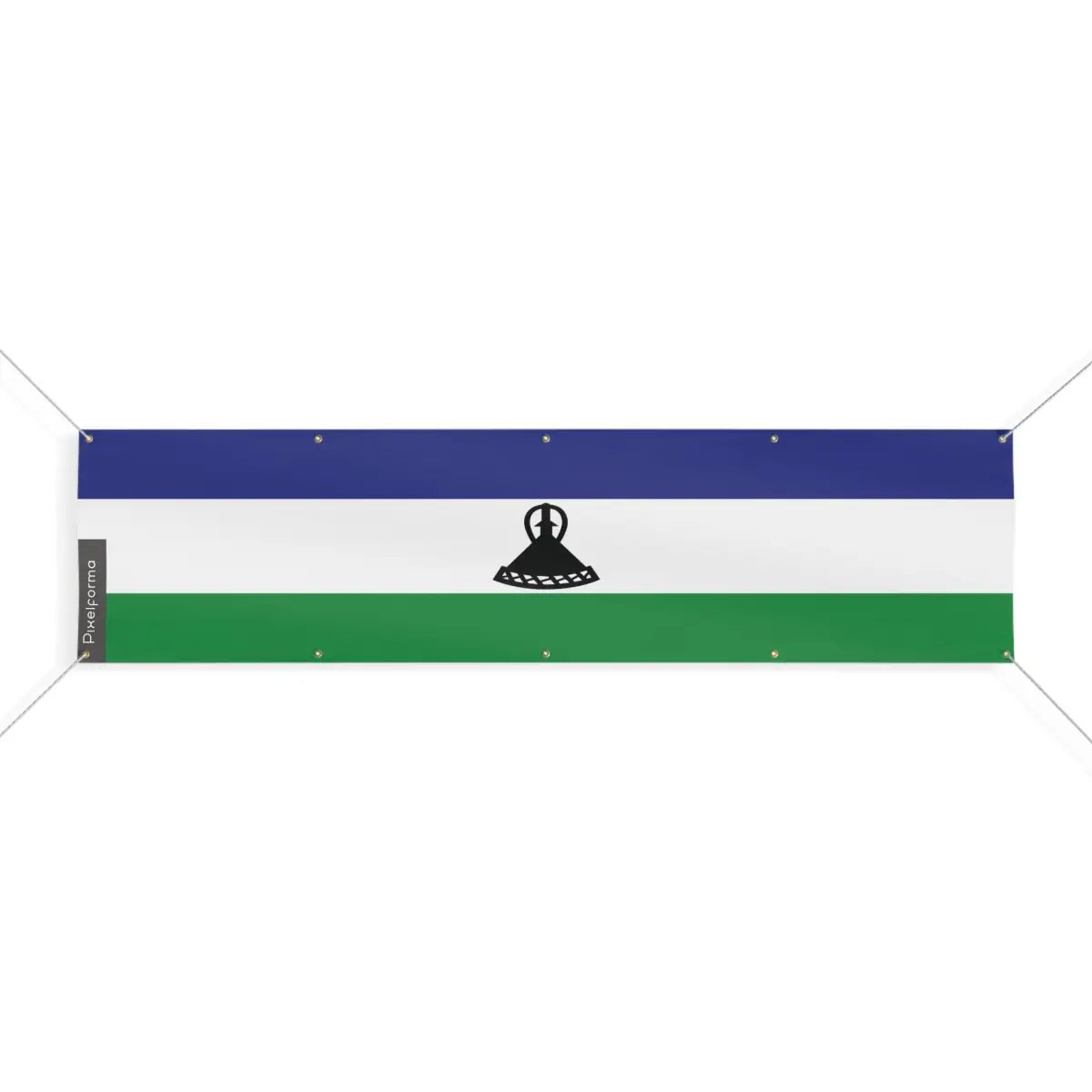 Drapeau du Lesotho 10 Oeillets en Plusieurs Tailles (XL) - Pixelforma 