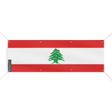 Drapeau du Liban 8 Oeillets en plusieurs tailles - Pixelforma