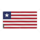 Drapeau du Liberia 6 Oeillets en Plusieurs Tailles (M) - Pixelforma 