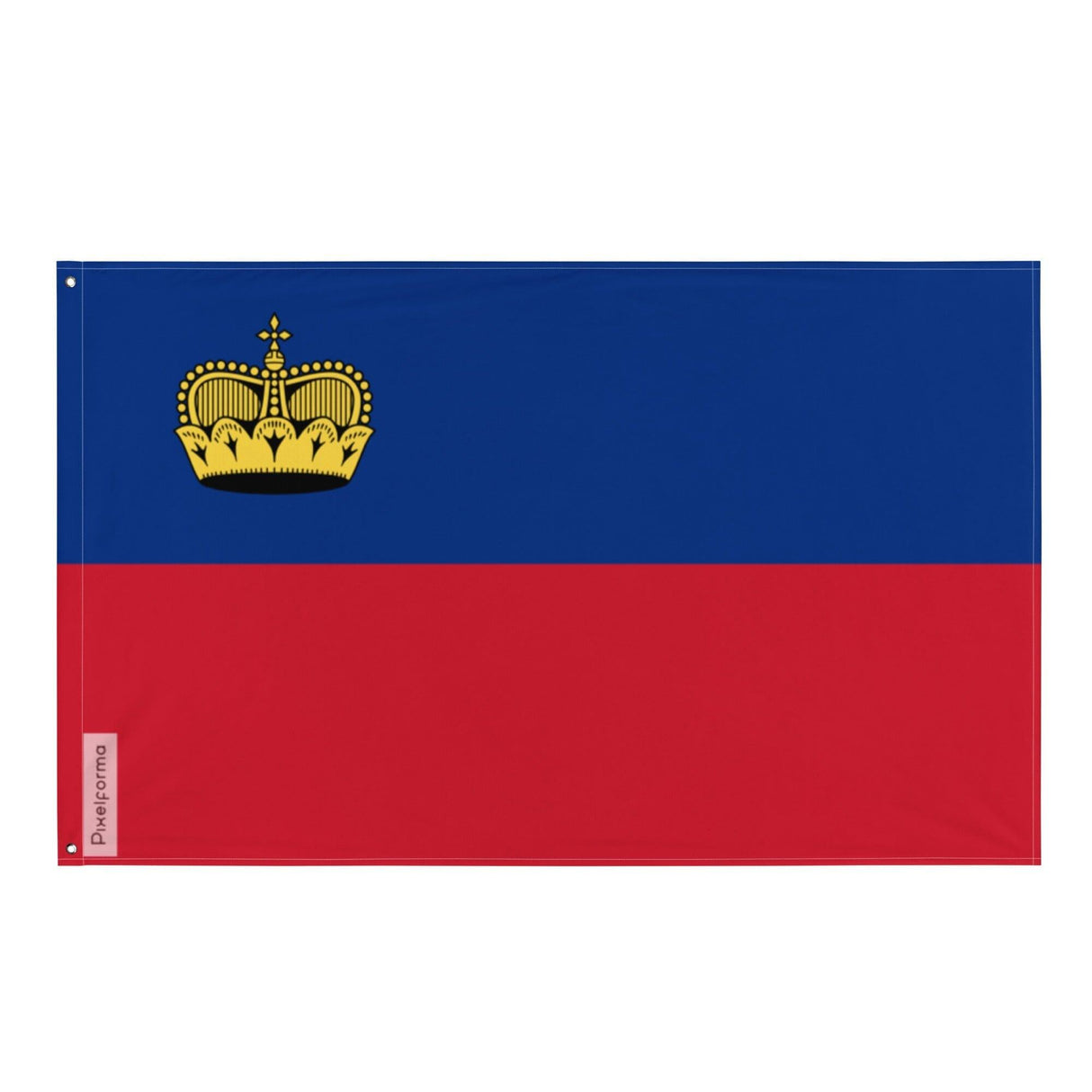 Drapeau du Liechtenstein en plusieurs tailles 100 % polyester Imprimer avec Double ourlet - Pixelforma