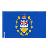 Drapeau du lieutenant-gouverneur de la Colombie Britannique Plusieurs Tailles en Polyester - Pixelforma 