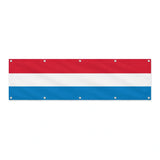 Drapeau du Luxembourg grand format XL en polyester avec dix œillets