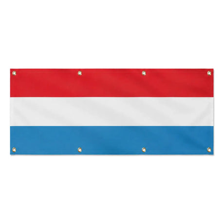 Drapeau luxembourg polyester résistant avec œillets robustes