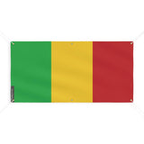 Drapeau du Mali 6 Oeillets en Plusieurs Tailles (M) - Pixelforma 