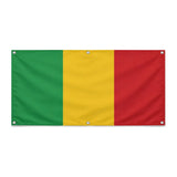 Drapeau mali polyester résistant avec œillets renforcés