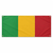 Drapeau mali polyester résistant avec œillets extérieurs