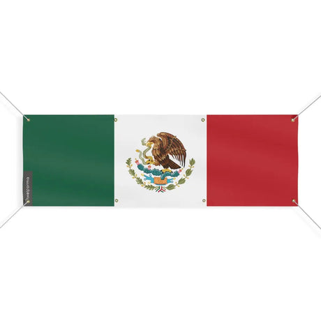 Drapeau du mexique 8 oeillets en plusieurs tailles (l) - pixelforma