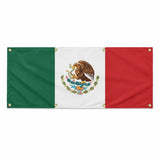 Drapeau mexique polyester résistant aux intempéries