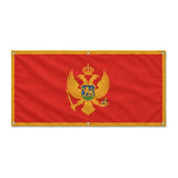 Drapeau monténégro polyester résistant aux intempéries