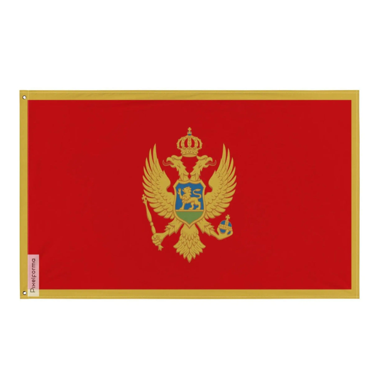 Drapeau du monténégro polyester résistant plusieurs modèles