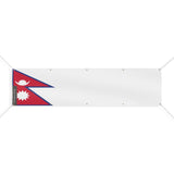 Bandera de Nepal 10 ojales en varios tamaños