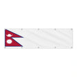 Drapeau du Népal grand format XL en polyester avec dix œillets