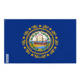 Drapeau new hampshire polyester résistant œillets à gauche