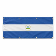 Drapeau nicaragua polyester résistant aux intempéries