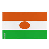 Drapeau du Niger en plusieurs tailles 100 % polyester Imprimer avec Double ourlet - Pixelforma