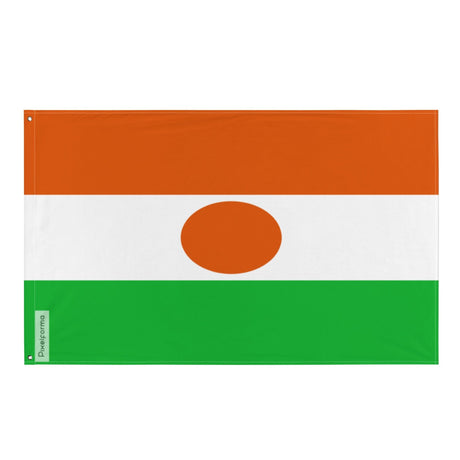 Niger Flag in Multiple Sizes 100% Polyester Print with Double Hem - Pixelforma