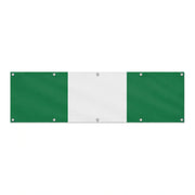 Drapeau du Nigeria grand format XL en polyester avec dix œillets
