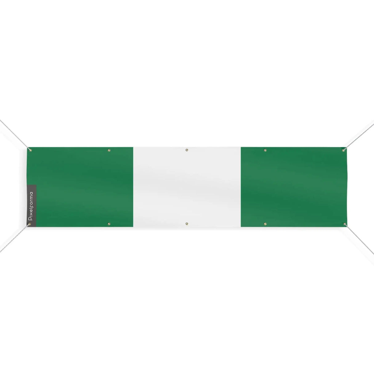 Drapeau du nigeria 10 oeillets en plusieurs tailles (xl) - pixelforma