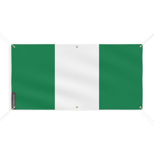 Drapeau du Nigeria 6 Oeillets en plusieurs tailles - Pixelforma