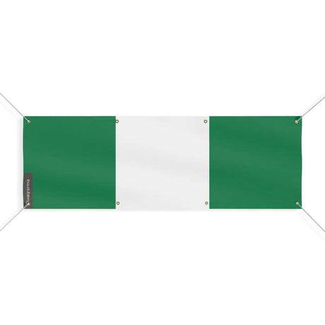 Drapeau du Nigeria 8 Oeillets en Plusieurs Tailles (L) - Pixelforma 