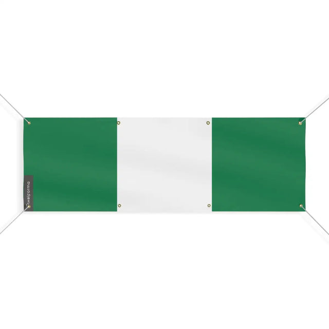 Drapeau du Nigeria 8 Oeillets en Plusieurs Tailles (L) - Pixelforma 