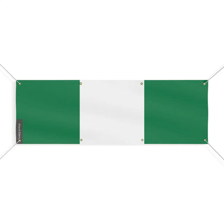 Drapeau du nigeria 8 oeillets en plusieurs tailles (l) - pixelforma