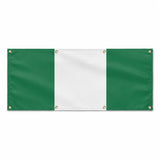 Drapeau nigeria polyester résistant pour extérieur durable