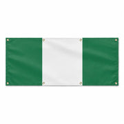 Drapeau nigeria polyester résistant pour extérieur durable