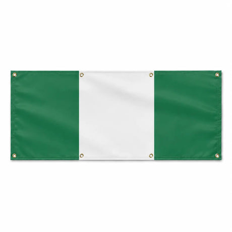 Drapeau nigeria polyester résistant pour extérieur durable