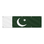 Drapeau du Pakistan grand format XL en polyester avec dix œillets