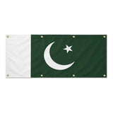Drapeau pakistan polyester résistant usage extérieur intensif