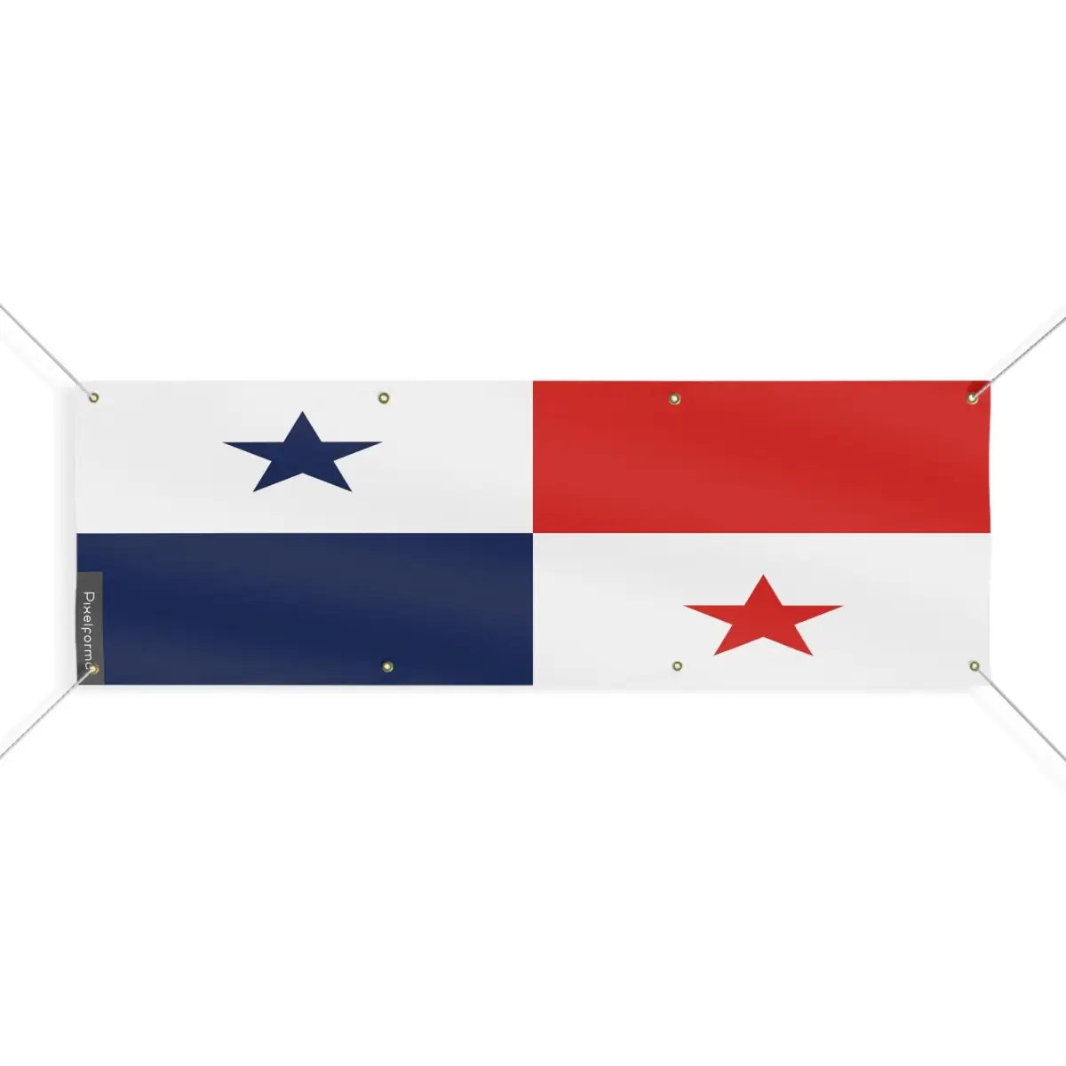 Drapeau du Panama 8 Oeillets en Plusieurs Tailles (L) - Pixelforma 