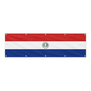 Drapeau du Paraguay grand format XL en polyester avec dix œillets