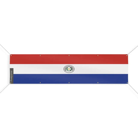 Drapeau du Paraguay 10 Oeillets en Plusieurs Tailles (XL) - Pixelforma 