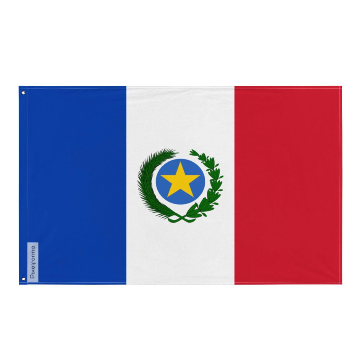 Drapeau du Paraguay de 1813 à 1840 en plusieurs tailles 100 % polyester Imprimer avec Double ourlet - Pixelforma