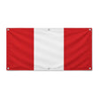 Drapeau pérou polyester résistant aux intempéries