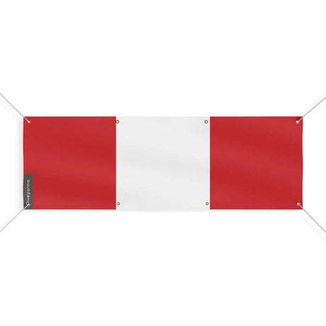 Drapeau du pérou 8 oeillets en plusieurs tailles (l) - pixelforma