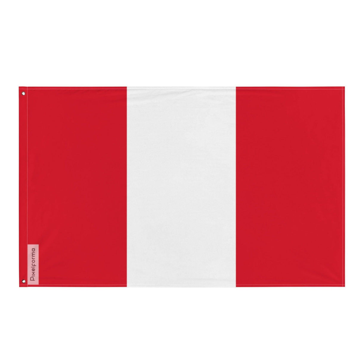 Drapeau du Pérou en plusieurs tailles 100 % polyester Imprimer avec Double ourlet - Pixelforma