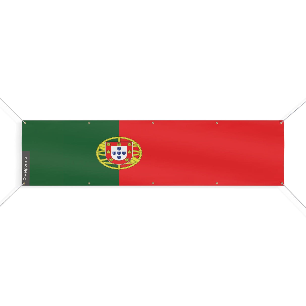 Drapeau du Portugal 10 Oeillets en Plusieurs Tailles (XL)