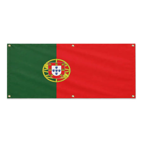 Drapeau portugal polyester résistant avec œillets renforcés