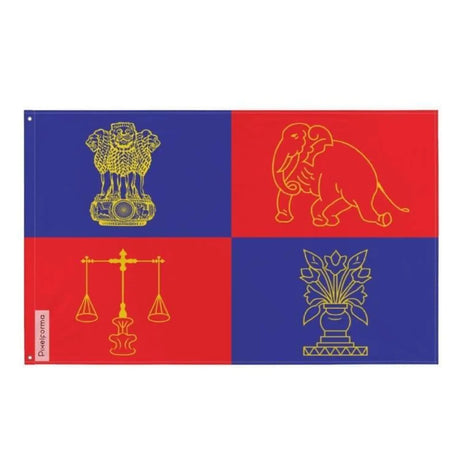 Drapeau du président de l’inde plusieurs tailles en polyester - pixelforma